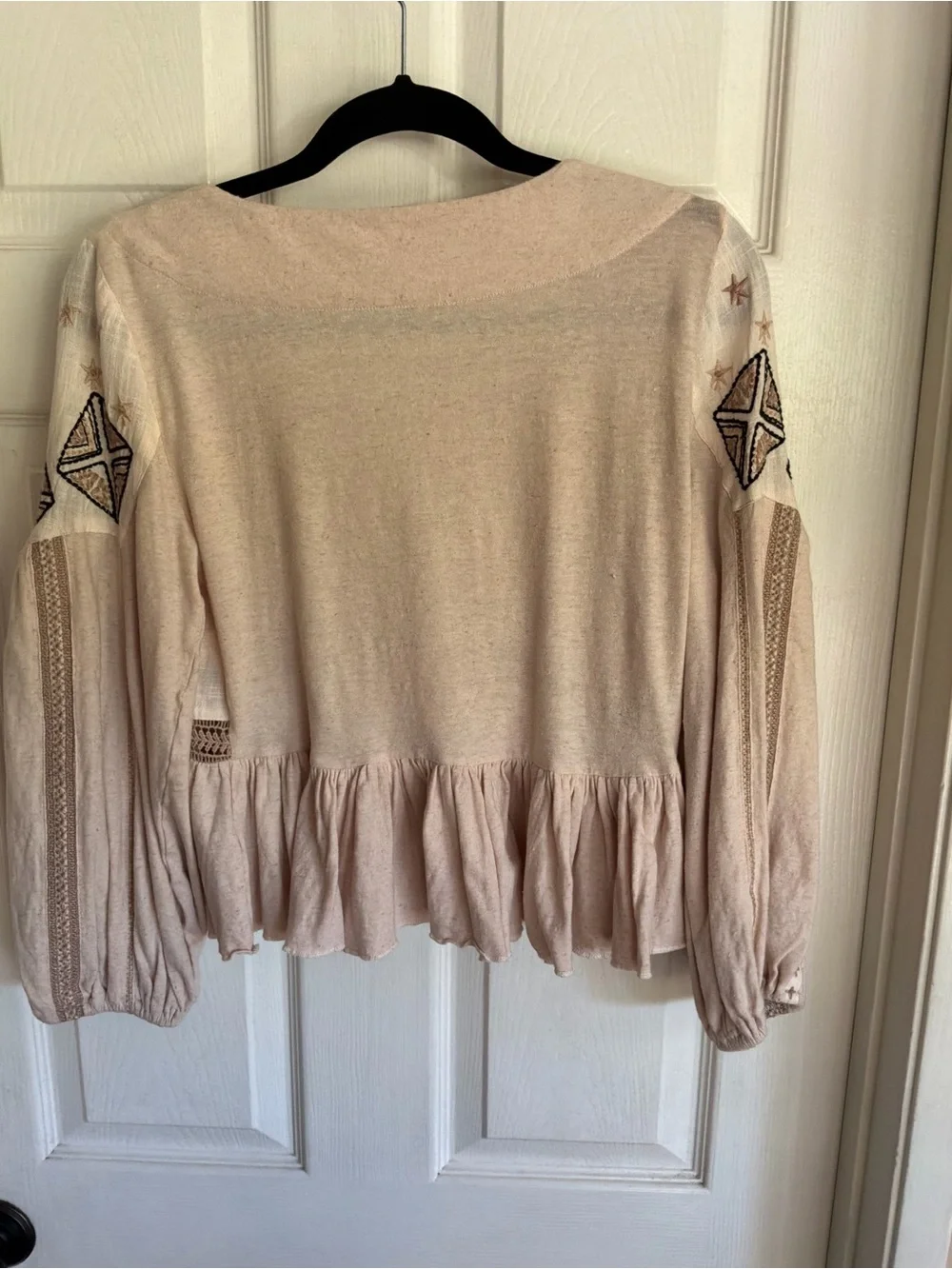 Free People boho embroidered